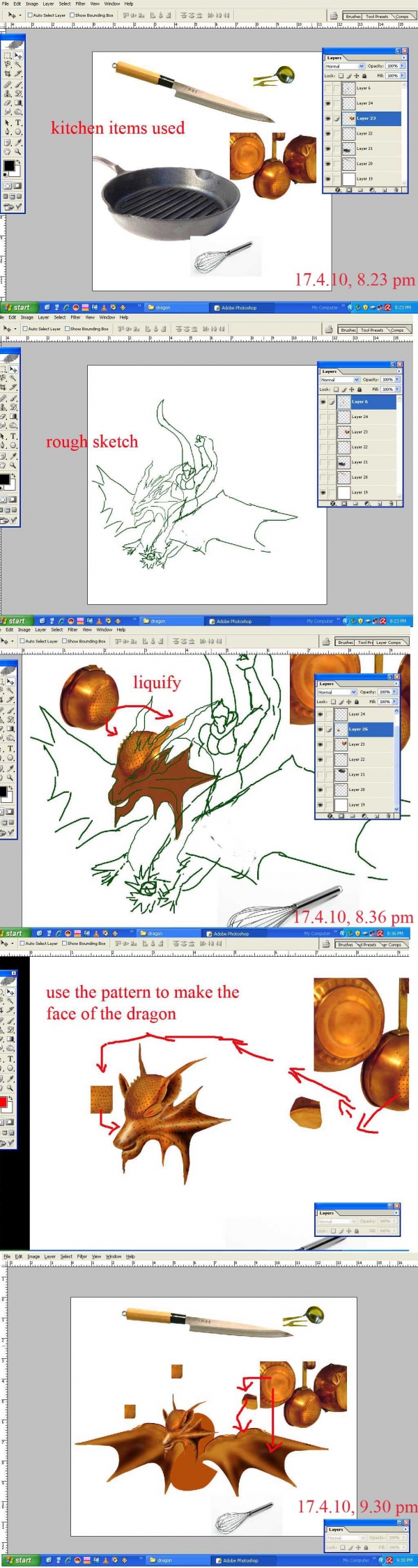Creation of The Dragon Rider....!!: Step 1